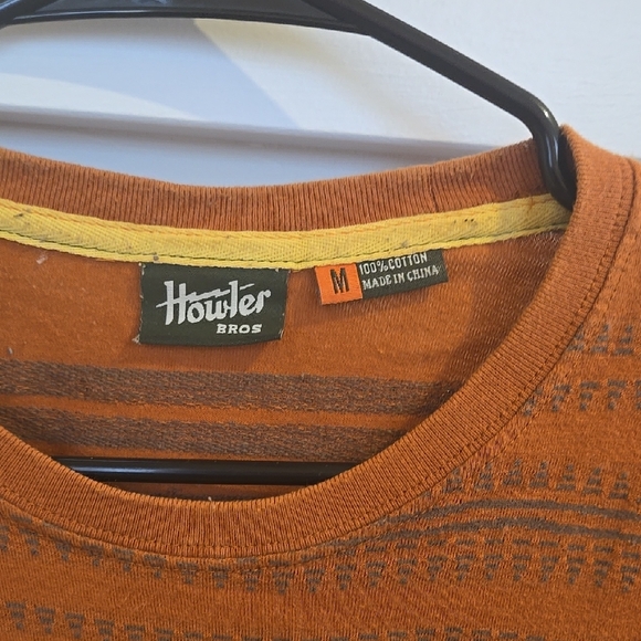 Howler Brothers Rust Patterned Tee - Picture 2 of 4
